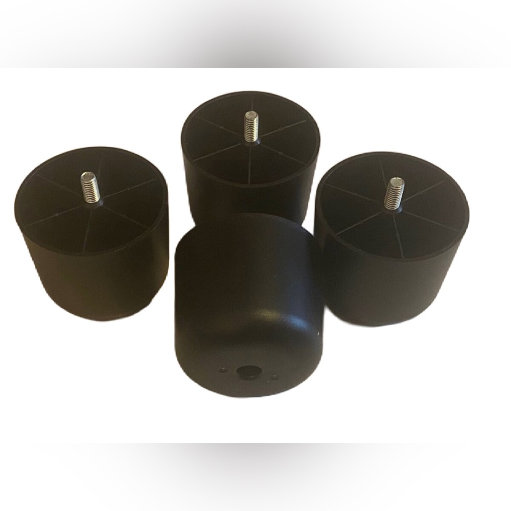 (4)x 194208 IKEA replacement Sofa Feet in Black for LIDHULT